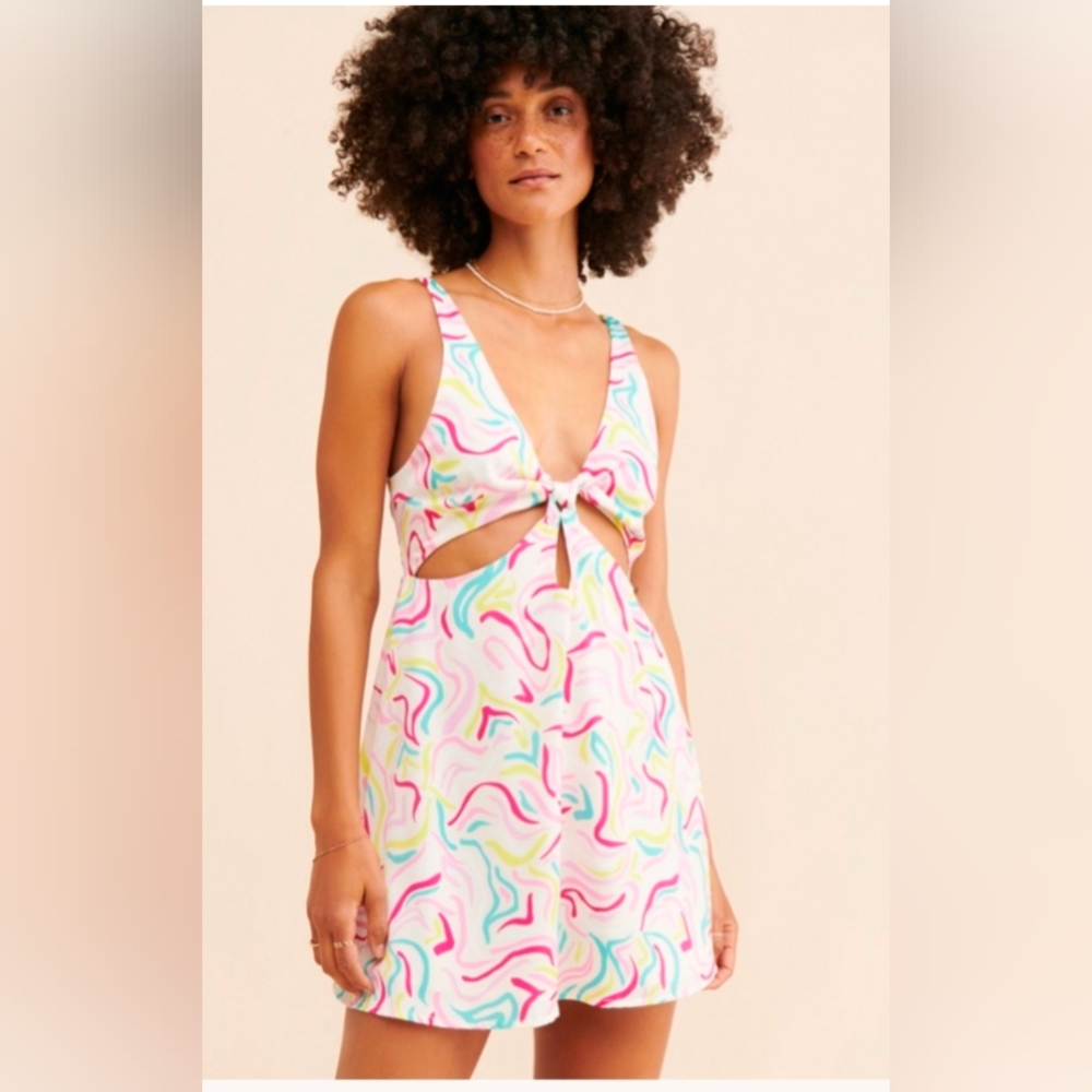 NWT For Love and Lemons Palmer Mini Dress Size XS